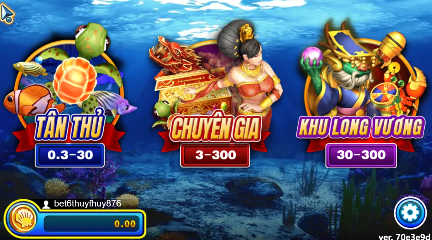 Chinh phục bắn cá Long Vương, rinh ngàn xu khủng từ Xoso66 2 Bắn cá Long Vương tại Xoso66 được chia làm 3 cấp độ khác nhau
